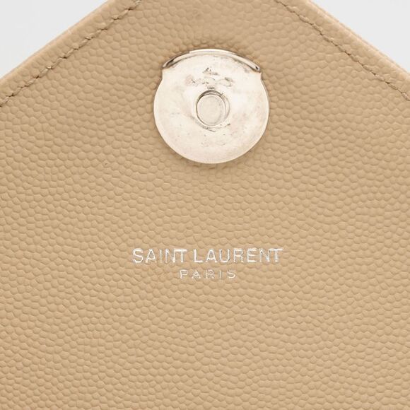 Saint Laurent Mixed Matelasse Grain de Poudre Monogram Large Shoulder Bag - Picture 9 of 16
